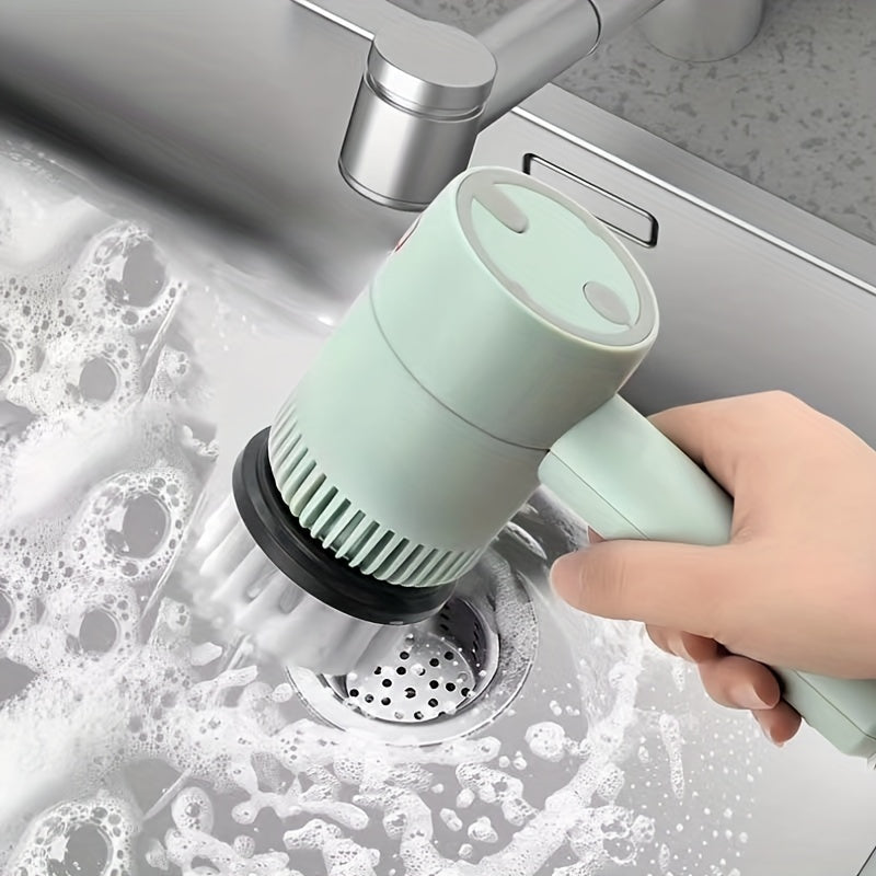 1pc Cordless Electric Spin Scrubber, Electric Cleaning Kitchenware Brush for Home Kitchen Pots Dishes