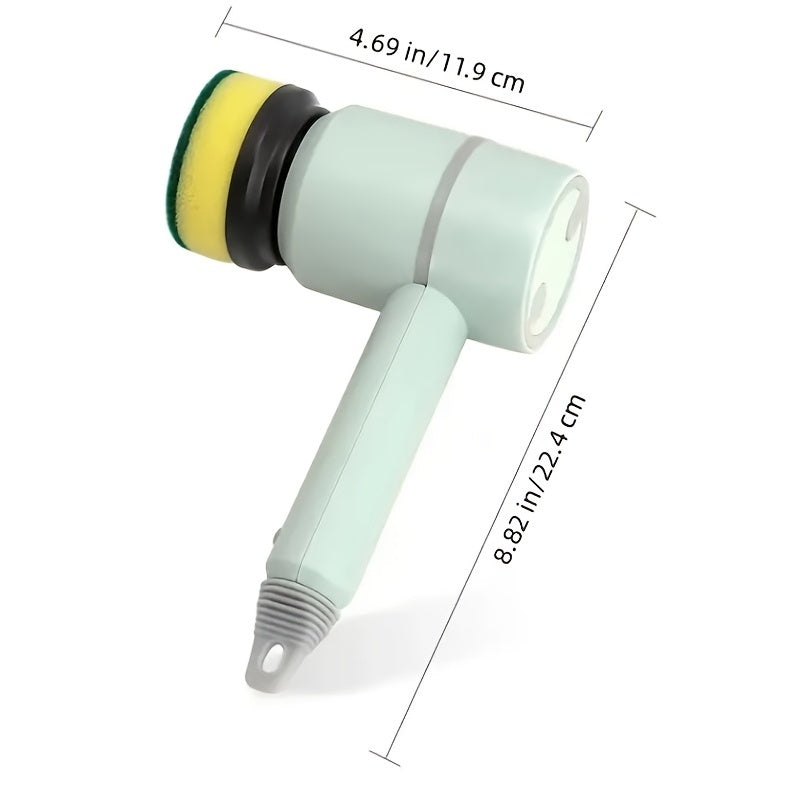 1pc Cordless Electric Spin Scrubber, Electric Cleaning Kitchenware Brush for Home Kitchen Pots Dishes